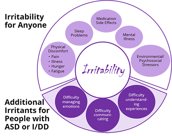 Irritability chart of contributing factors